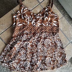 Nomadic Traders Breezy Peplum TankTop Sz. XL